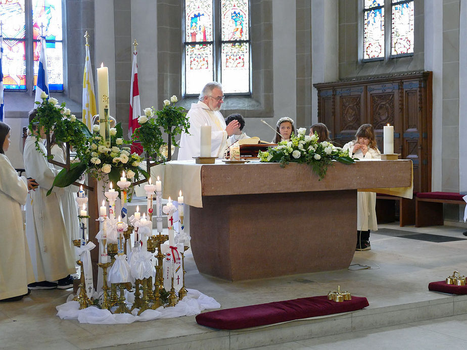 Dankgottesdienst der Kommunionkinder (Foto: Karl-Franz Thiede)